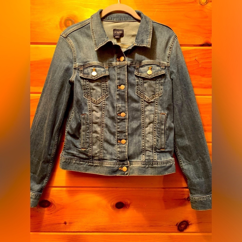 J. Crew Jean Jacket In Excellent Preowned Condition Size XS Womenâs